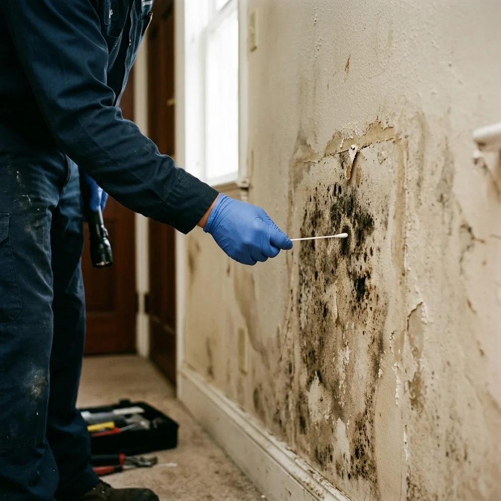 Mold After Water Damage illustrated in Bothell
